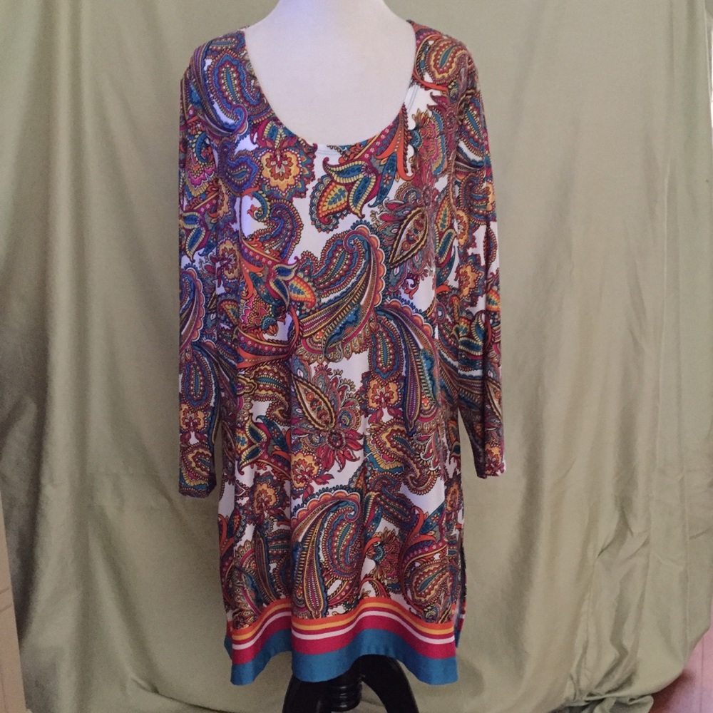 Border Print Tunic - image 2